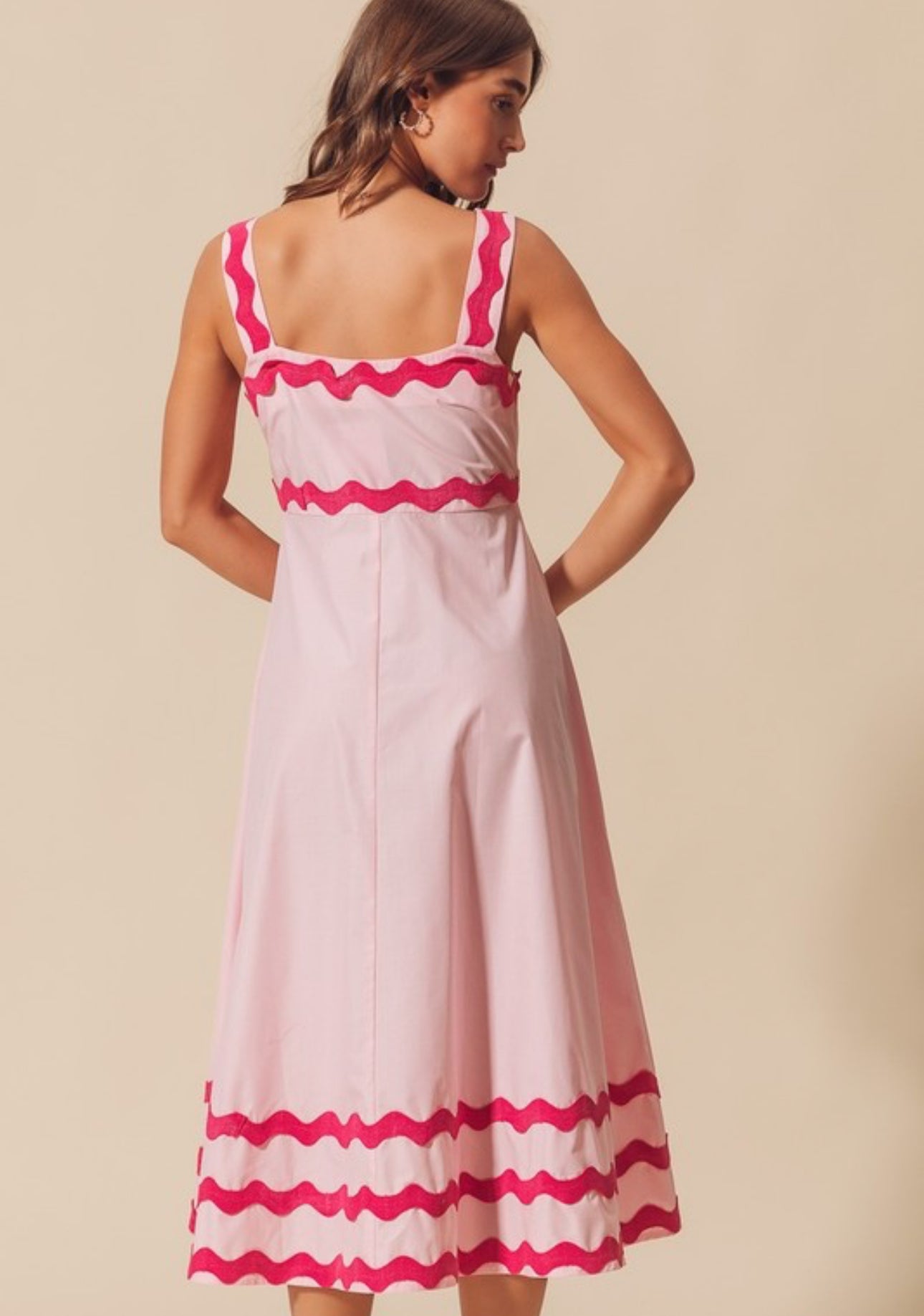 Pink Daze Midi Dress