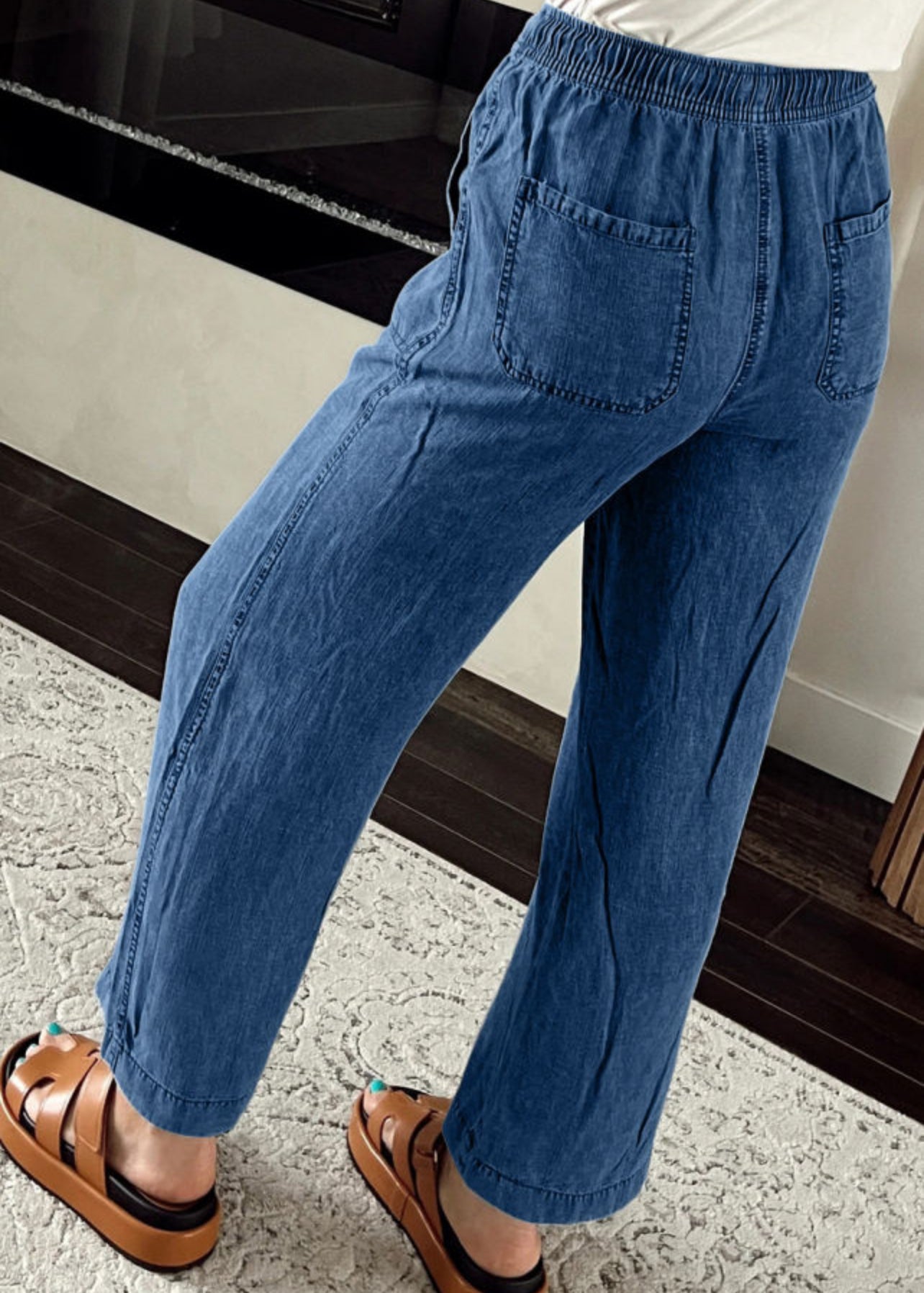 Sail Blue Denim Flares