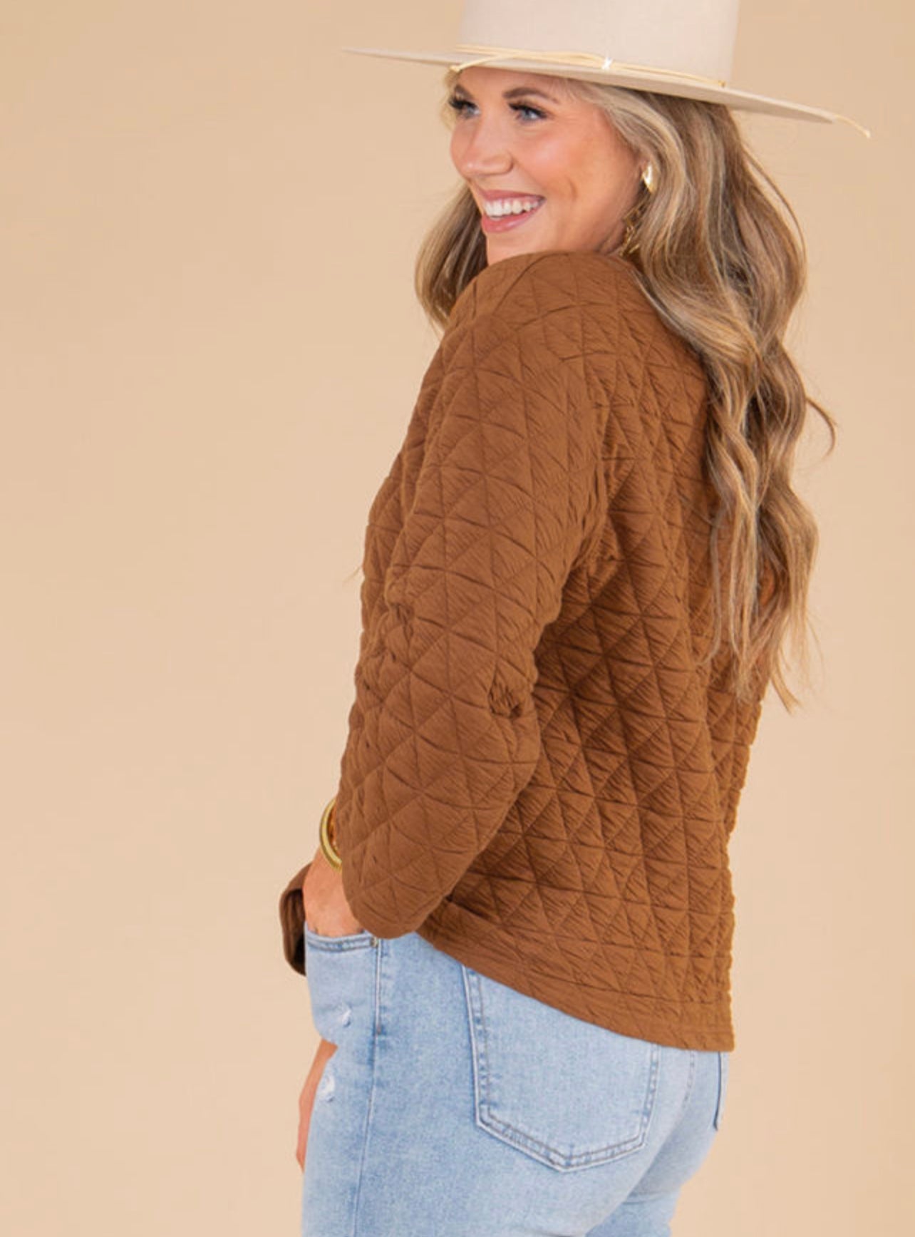 Quilted Days Sweater