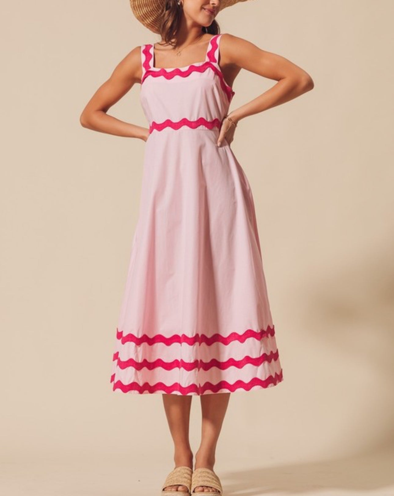 Pink Daze Midi Dress