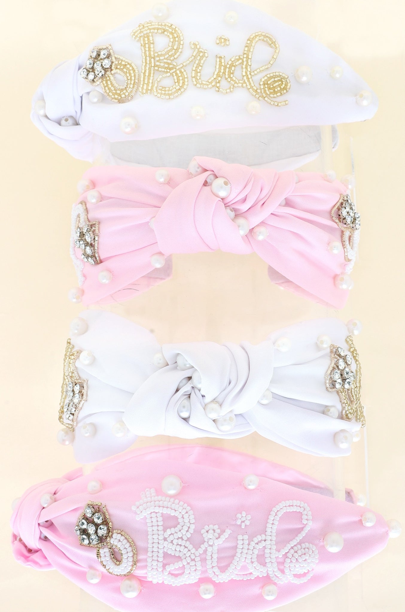 Bride Beaded and Pearl Studded Headband