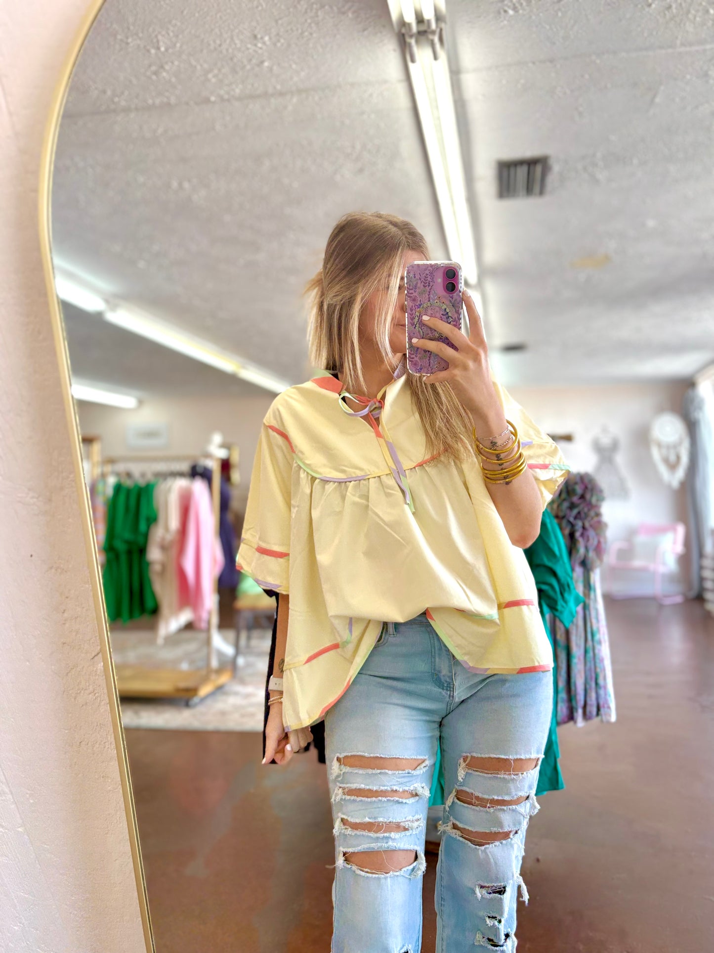 Colorful Ends Blouse