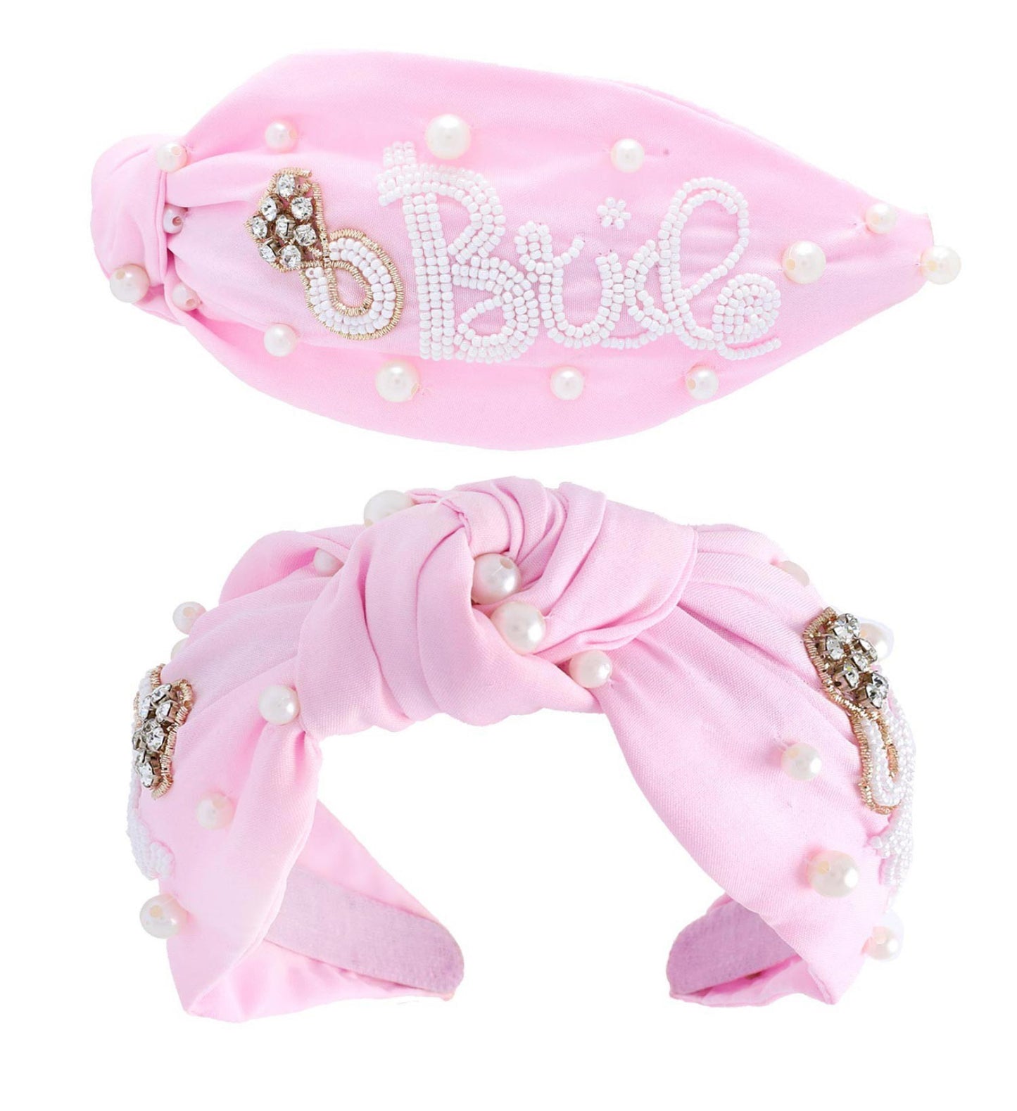 Bride Beaded and Pearl Studded Headband