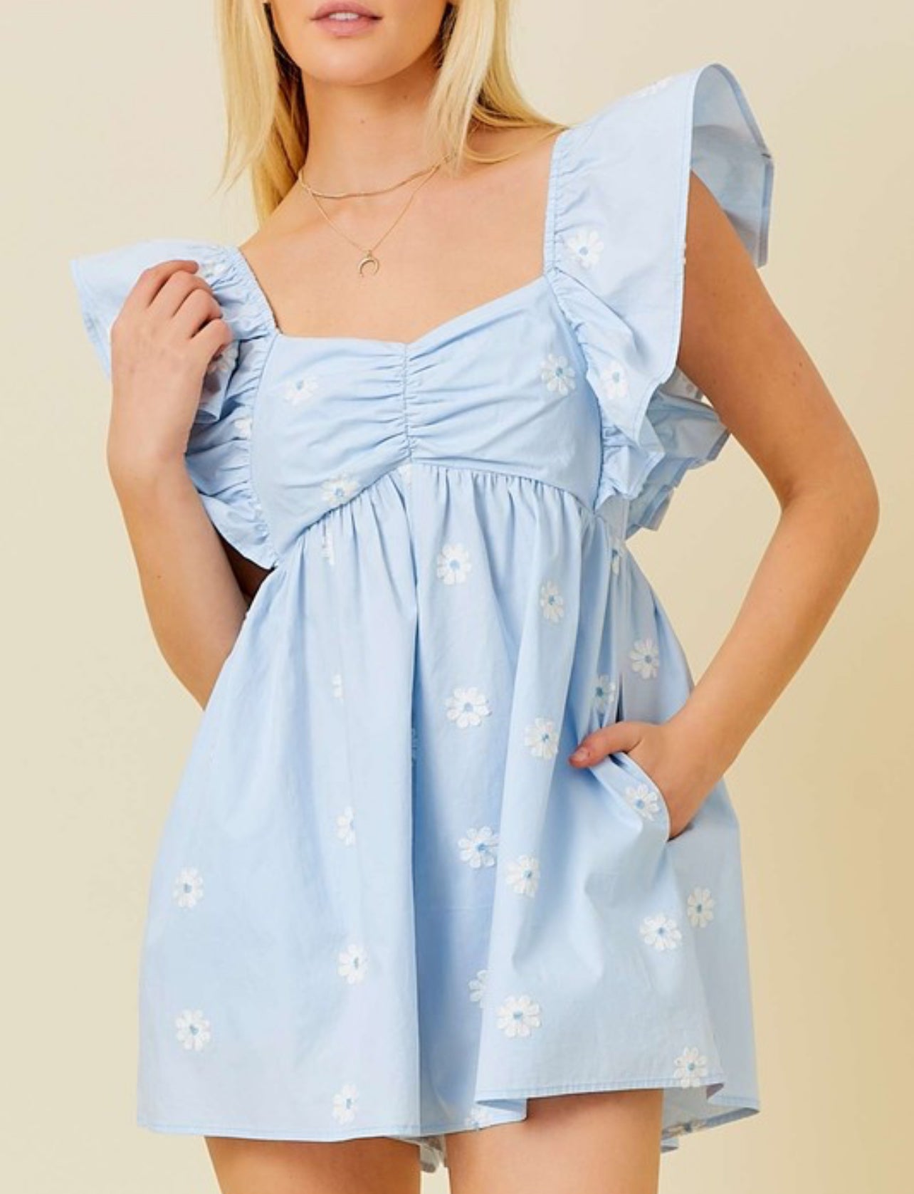 The Daisy Blue Romper