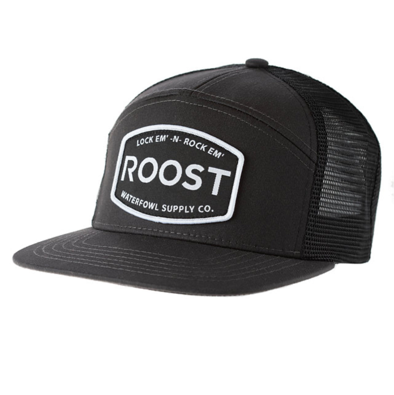 Roost 7 Panel Woven Patch Hat