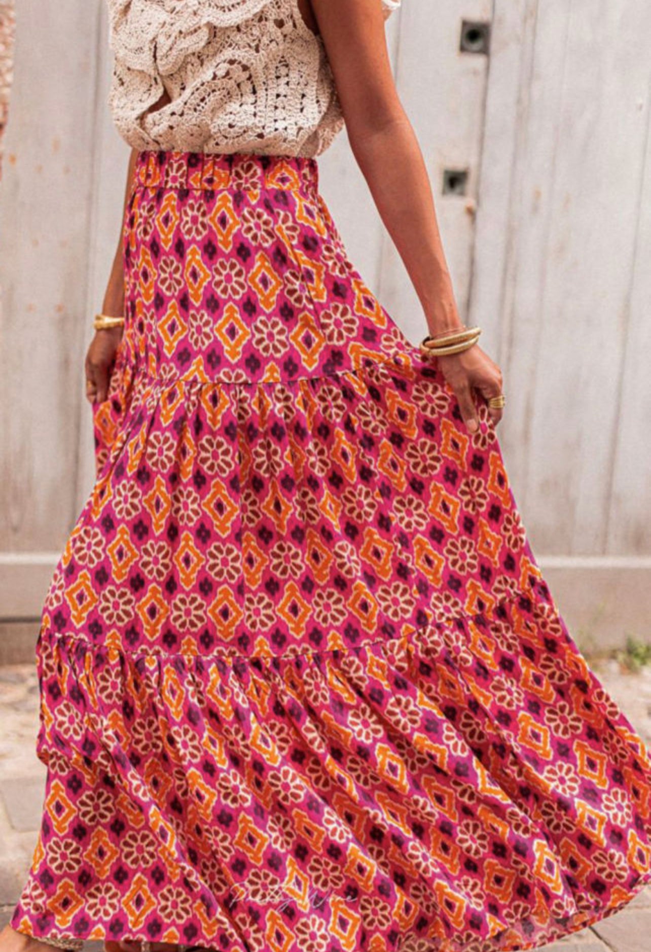 Boho Maxi Skirt