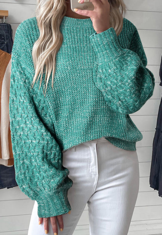 Sea Days Green Sweater