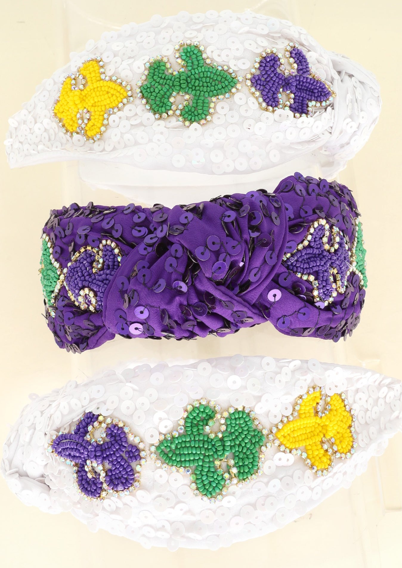 Mardi Gras Sequin Headband