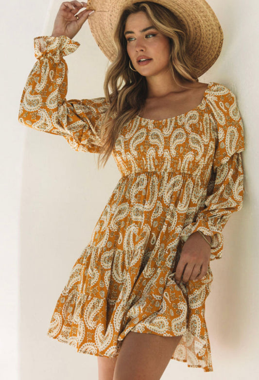 The Paisley Boho Dress