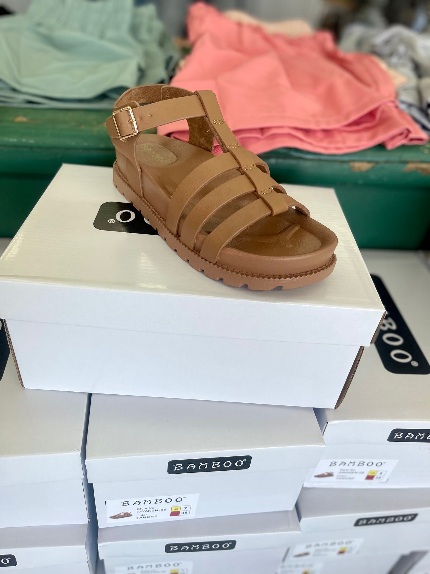 Brown Strap Sandals
