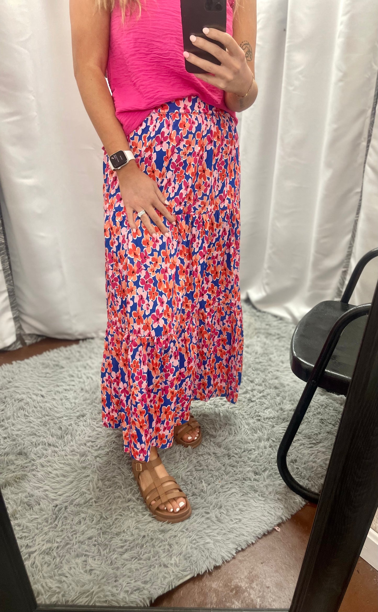 Floral Maxi Skirt