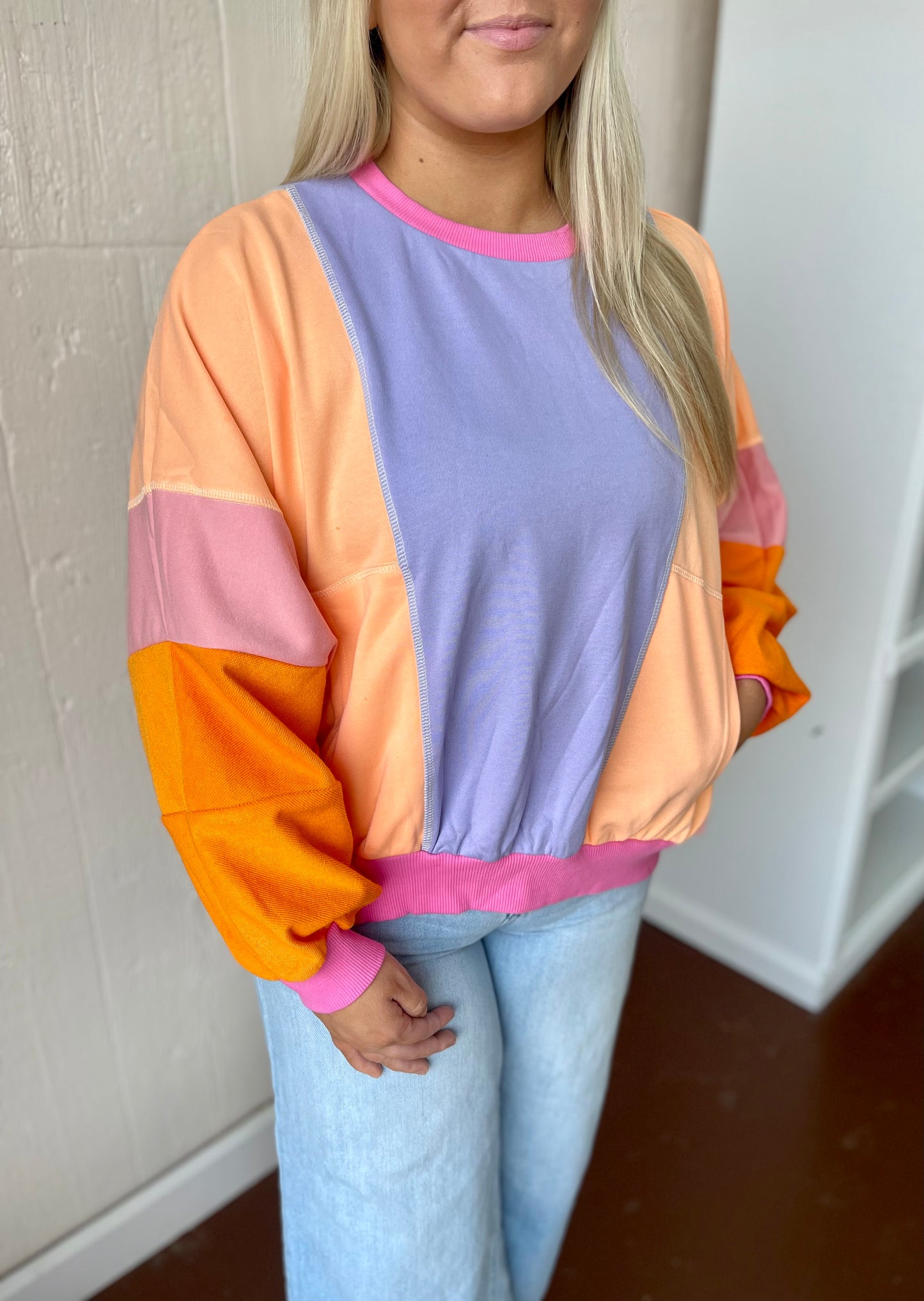 Lively Colorblock Pullover