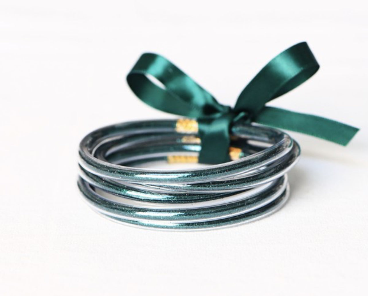 Glitter Jelly Tube Bangles
