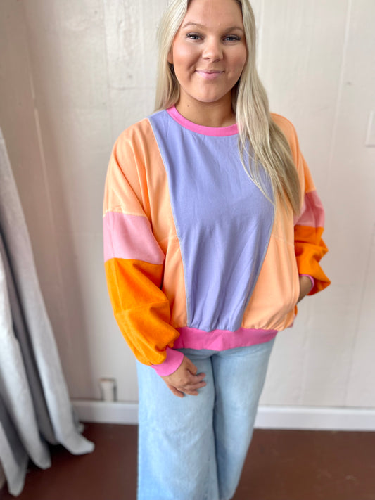 Lively Colorblock Pullover
