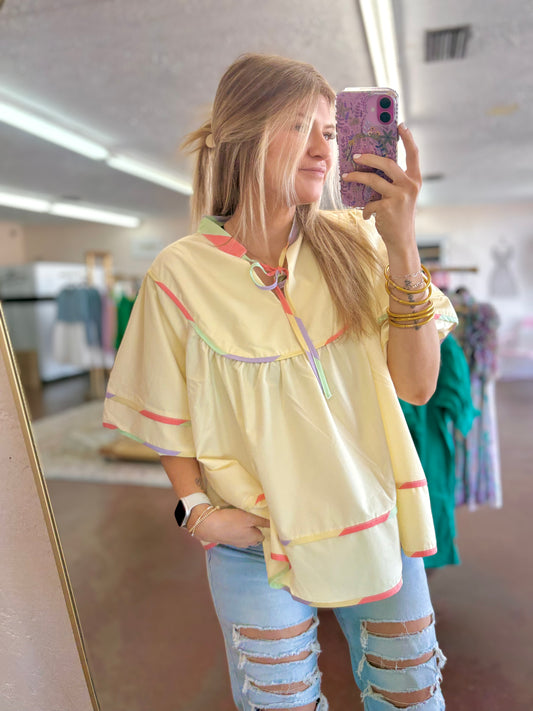 Colorful Ends Blouse