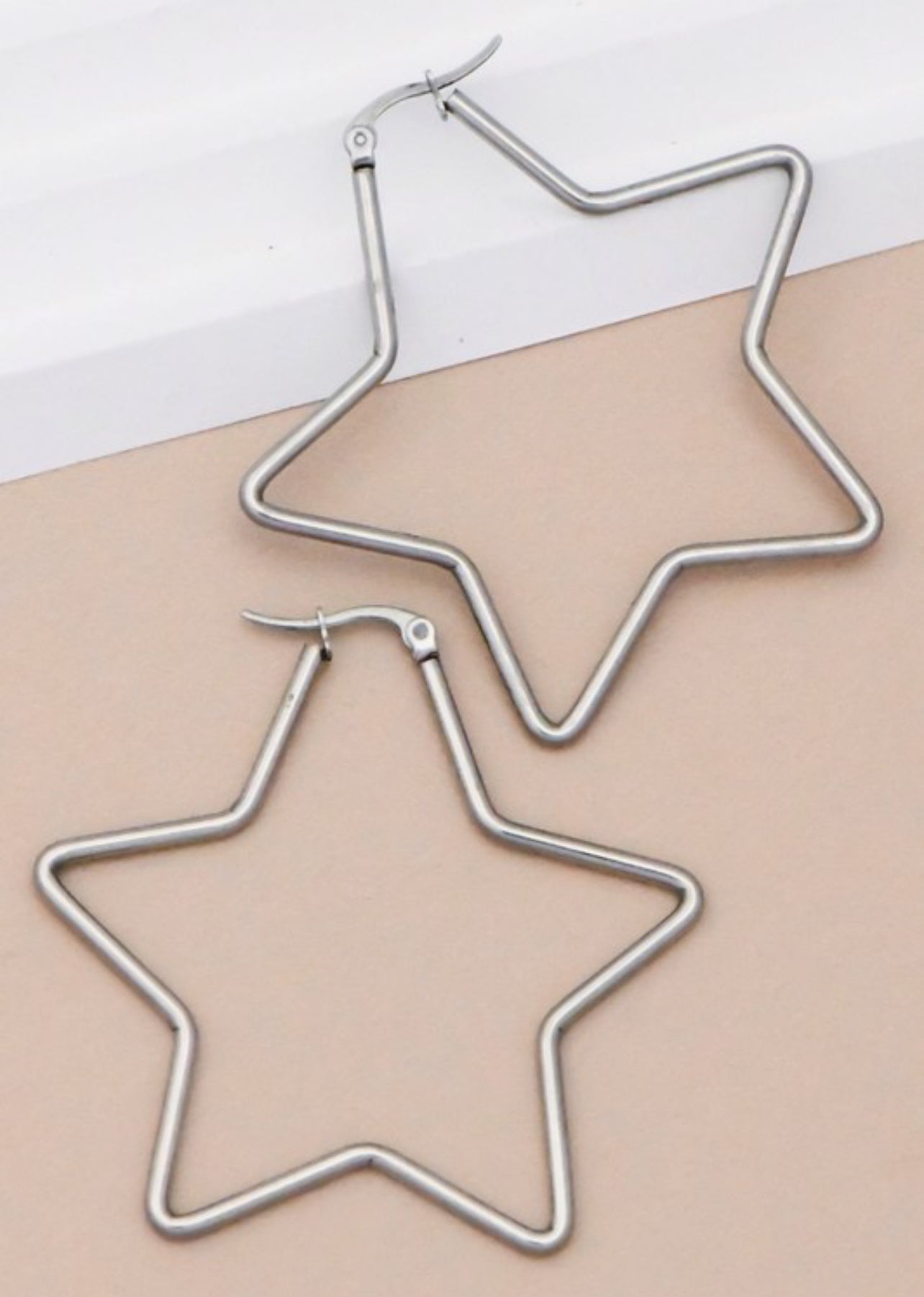 Star Shaped Hoops