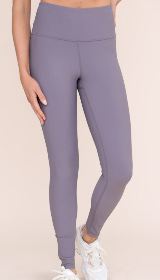 Arcane Ribbed Leggings - Mono B