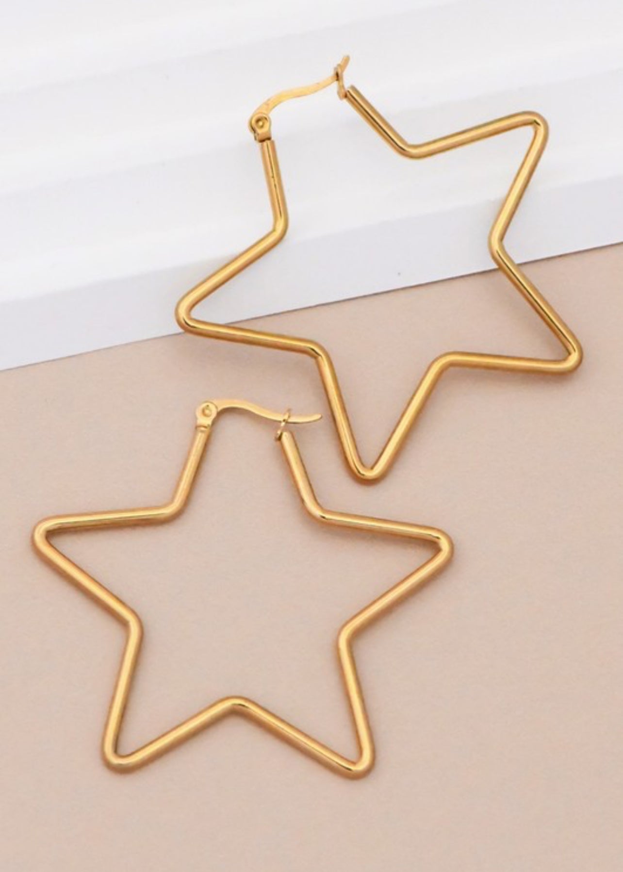 Star Shaped Hoops