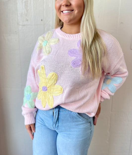 Petals & Threads Sweater
