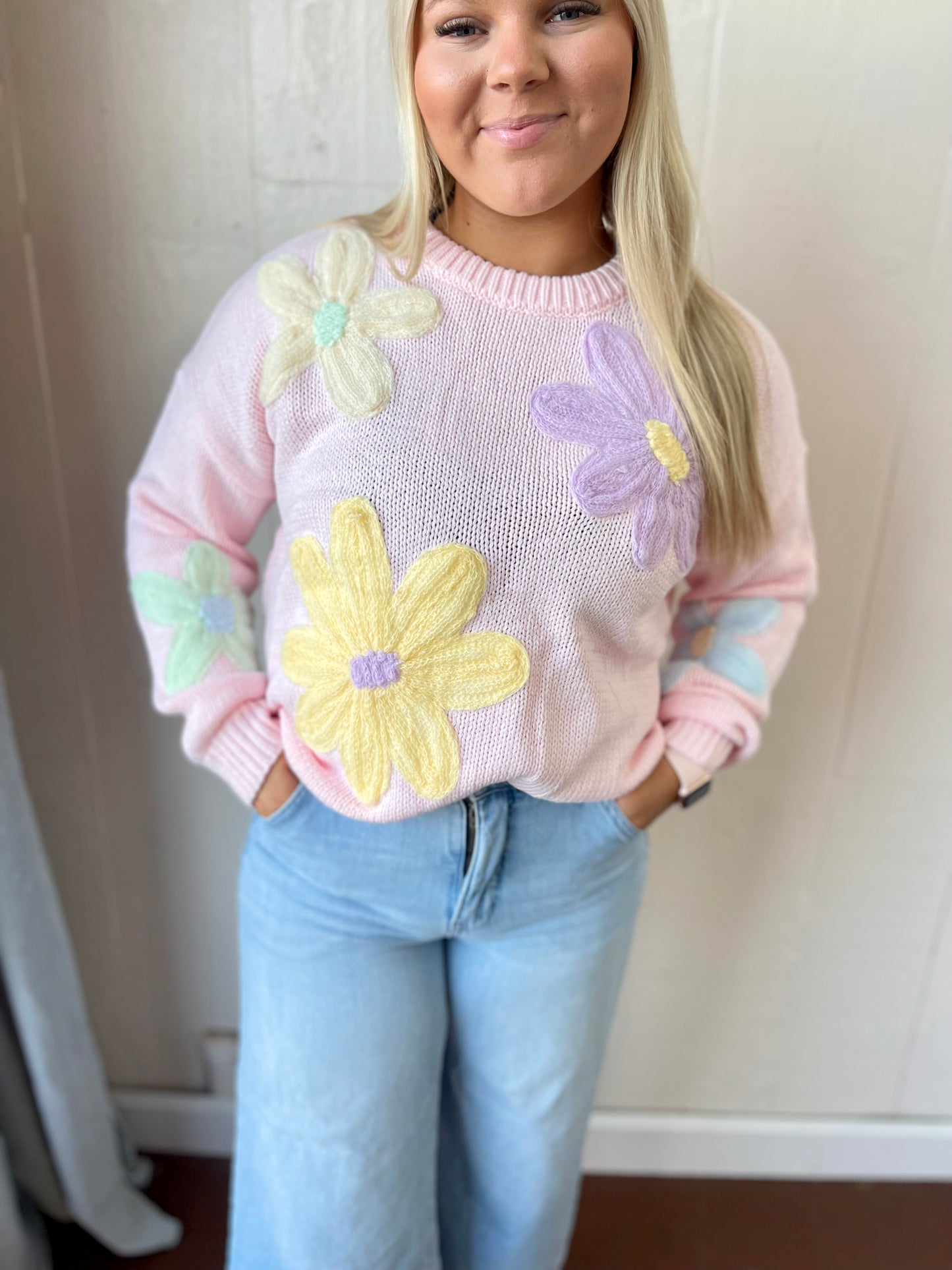 Petals & Threads Sweater