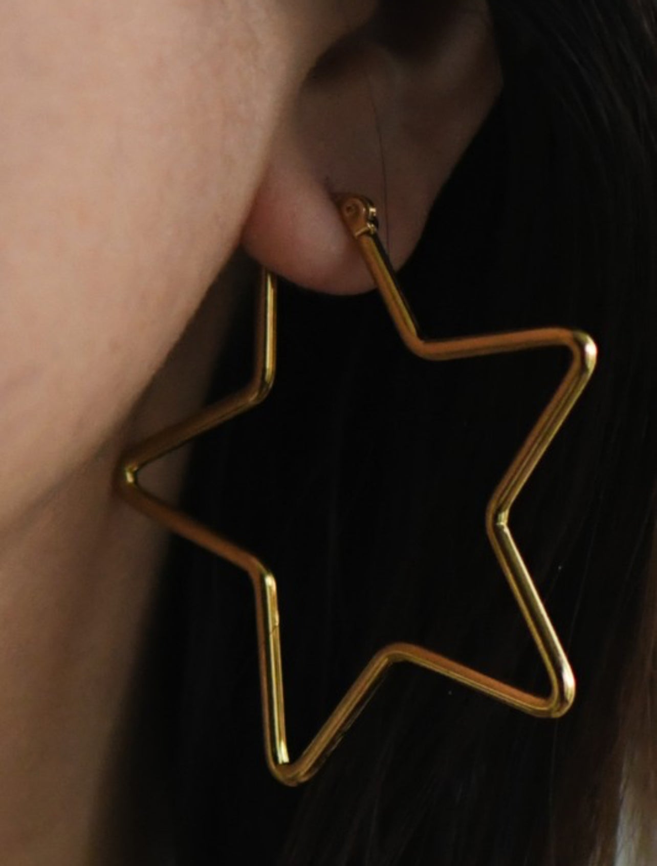 Star Shaped Hoops