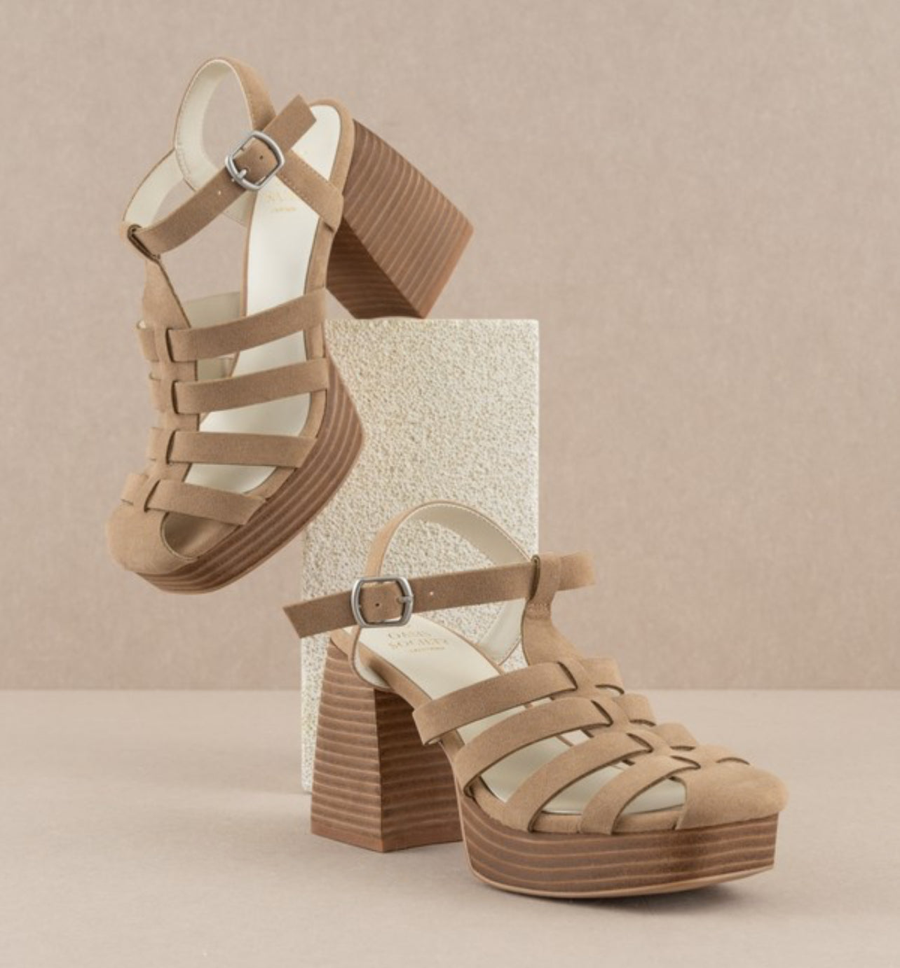 The Hailee- Gladiator Platform Heel
