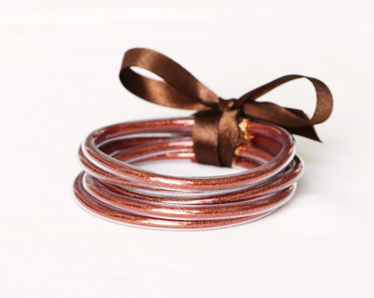 Glitter Jelly Tube Bangles