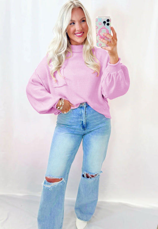 Casual Cutie Back V Sweater