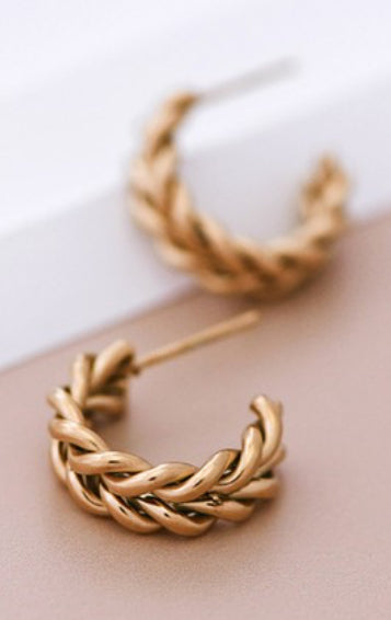 Twisted Rope Hoops