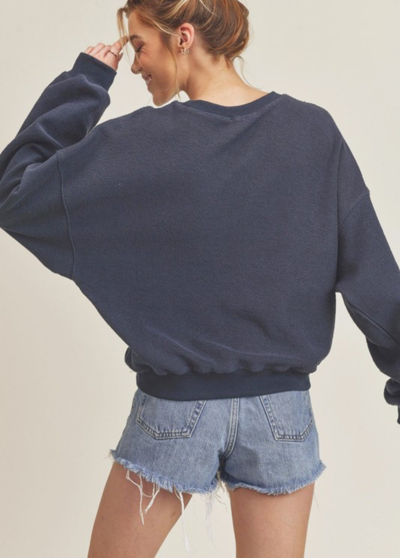 The Winnie Navy Sweatshirt