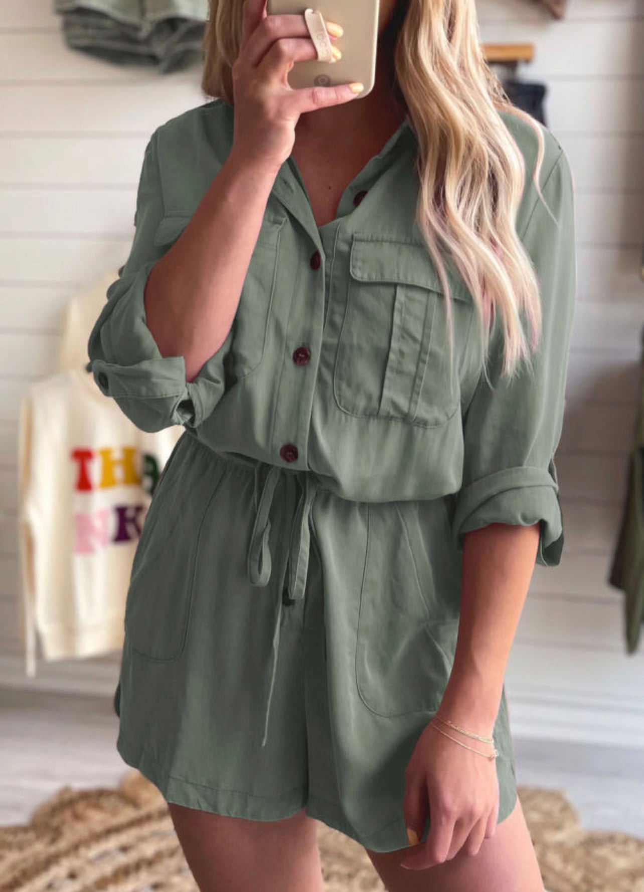 Jungle Green Romper