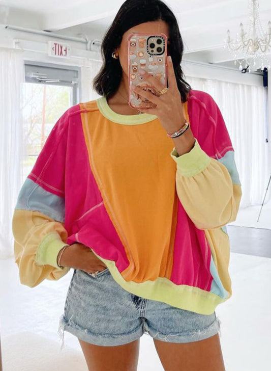 Lively Colorblock Plus Pullover