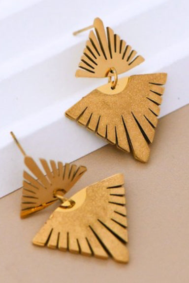 Aztec Gold Studs