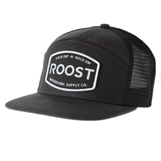 Roost 7 Panel Woven Patch Hat