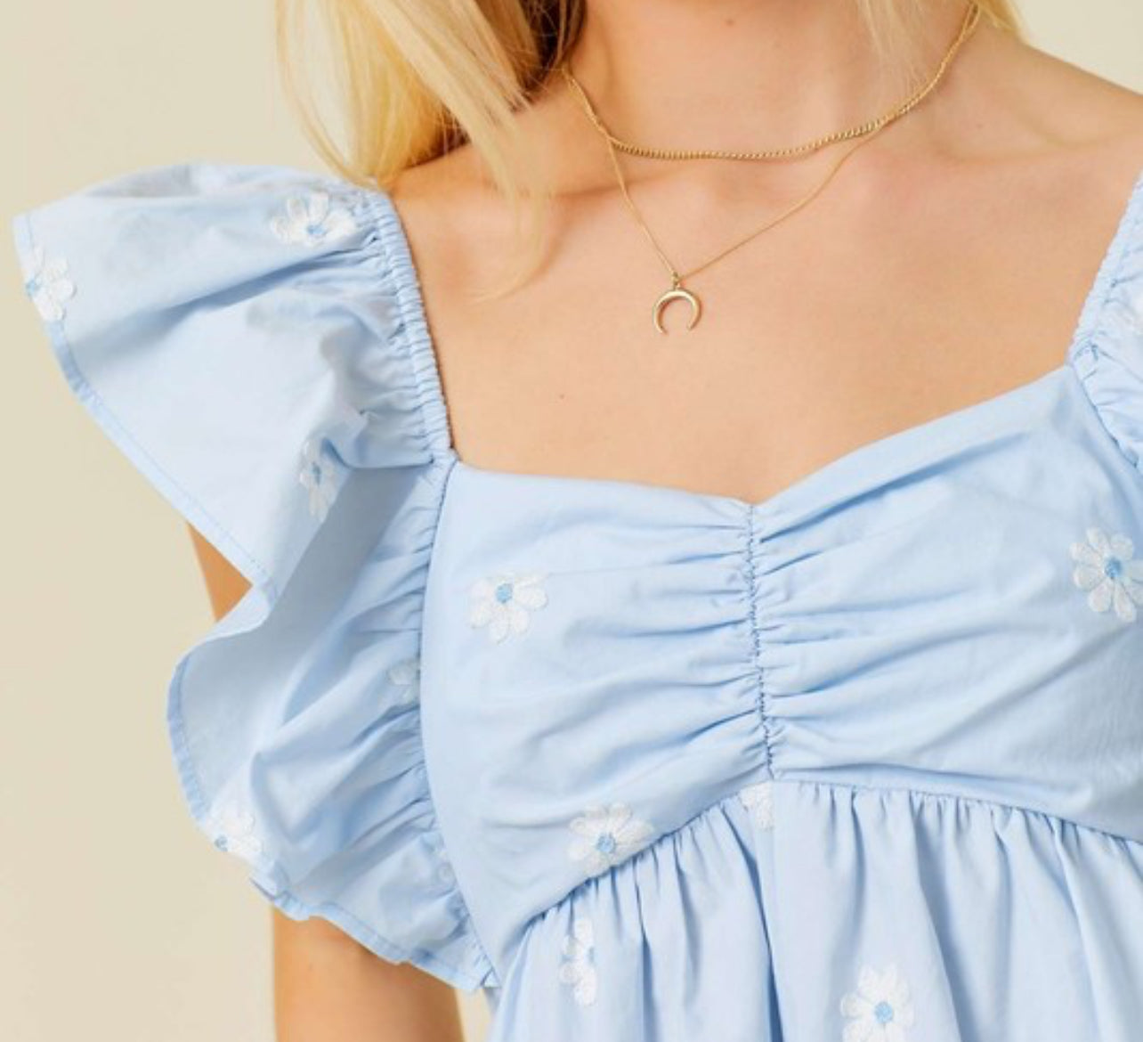 The Daisy Blue Romper