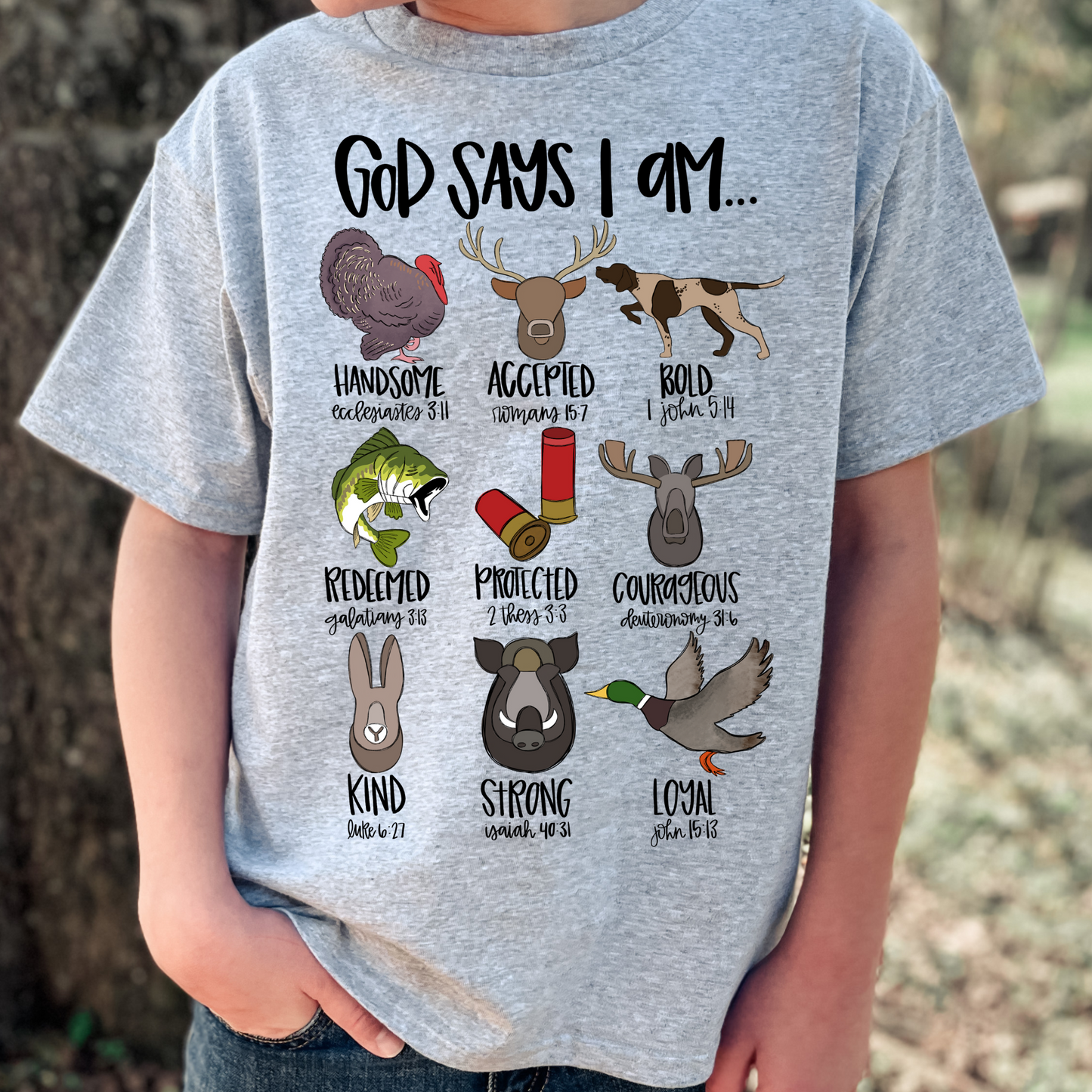 God Says I Am Hunting Tee