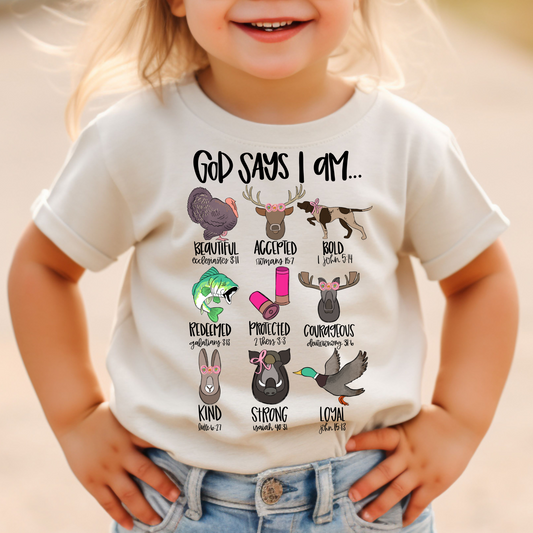 God Says I Am Hunting Tee
