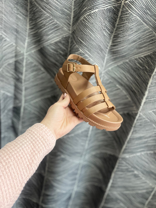 Brown Strap Sandals